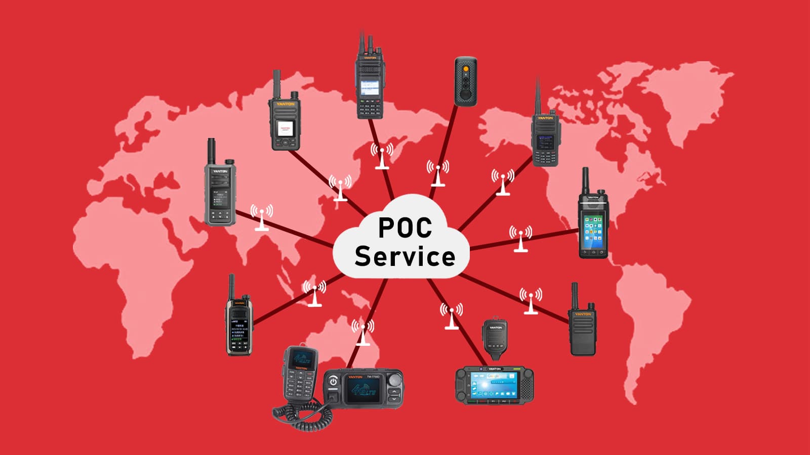 Cómo se comparan las radios PoC con otras