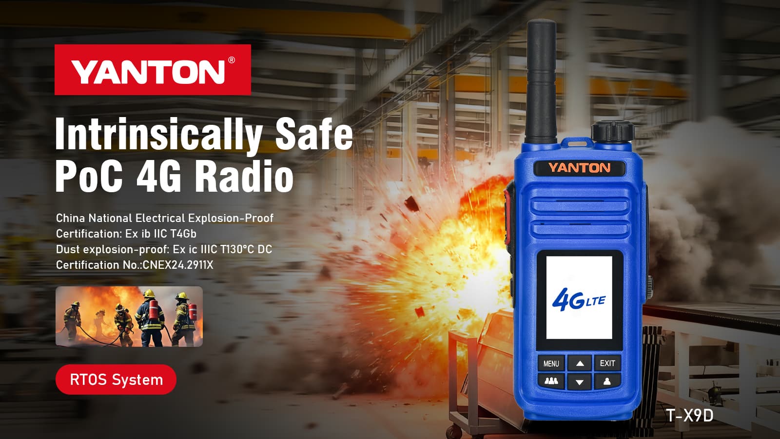 Explosion-Proof PoC Radio