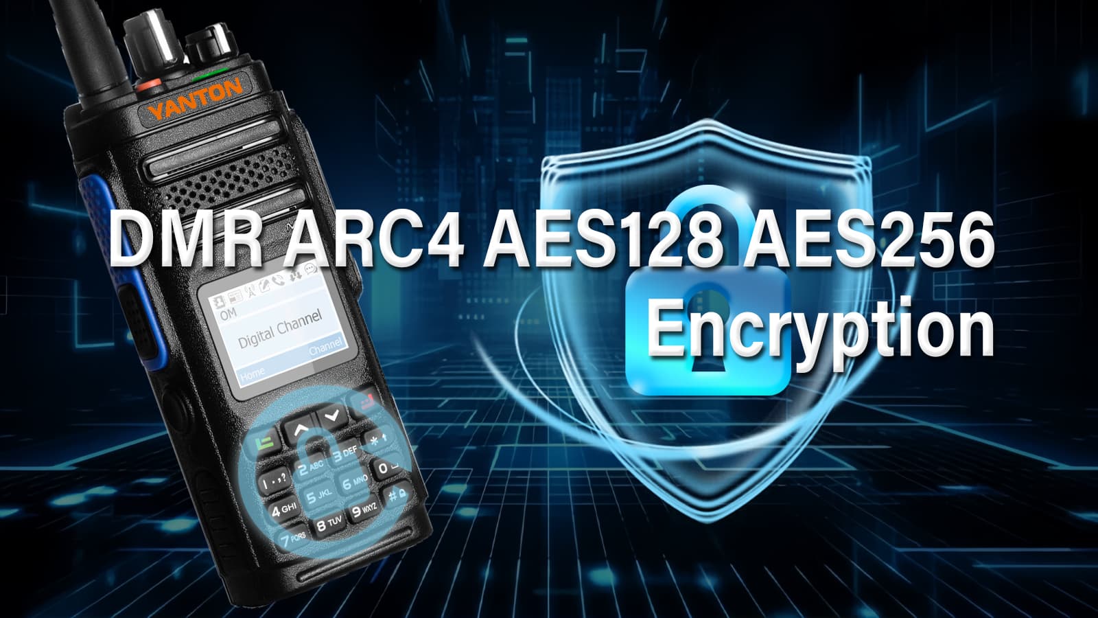 Cifrado DMR ARC4 AES128 AES256